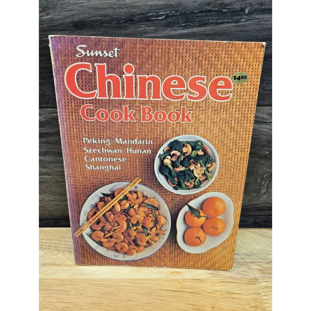 Sunset Chinese Cook Book Regional Cooking Peking Szechwan Cantonese Vintage 70s